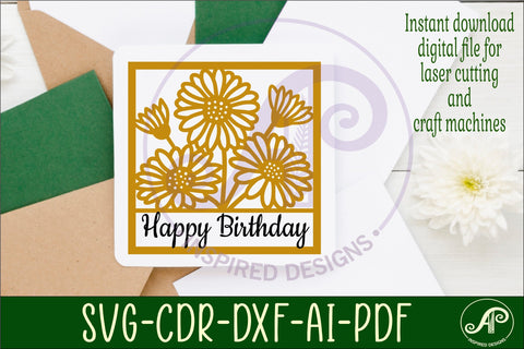 Daisy flower theme named wall sign or card SVG APInspireddesigns 