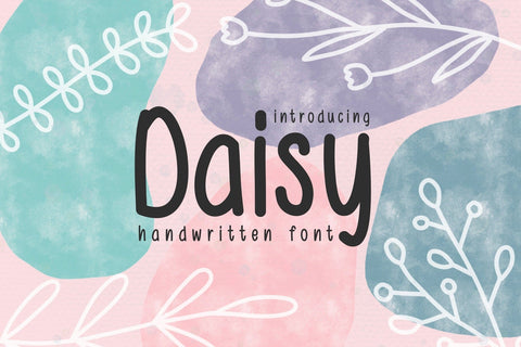 Daisy - Handwriting Font Font Jyllyco 