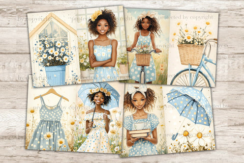 Daisy Junk Journal | Cottage Scrapbook SVG GlamArtZhanna 