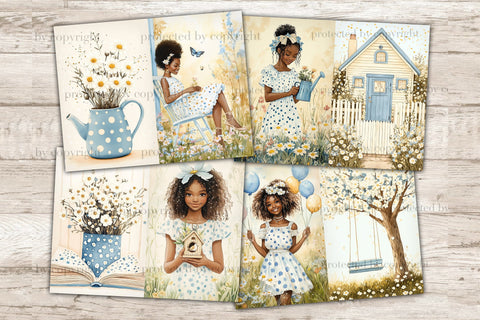 Daisy Junk Journal | Cottage Scrapbook SVG GlamArtZhanna 