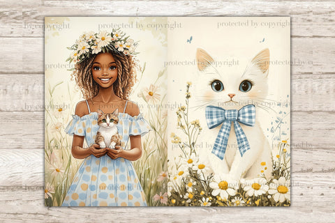 Daisy Junk Journal | Cottage Scrapbook SVG GlamArtZhanna 