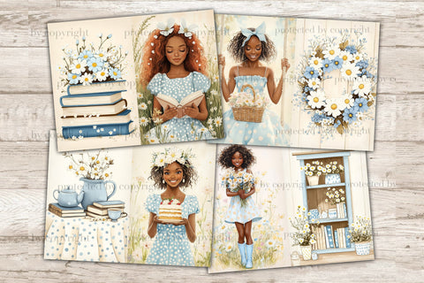 Daisy Junk Journal | Cottage Scrapbook SVG GlamArtZhanna 