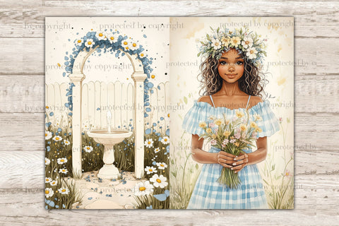 Daisy Junk Journal | Cottage Scrapbook SVG GlamArtZhanna 