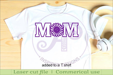 Daisy MOM SVG, Laser Cut Mom Sign, Mother’s Day Hanging SVG APInspireddesigns 