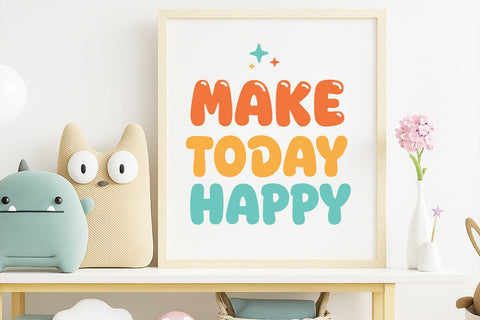 Daisy Noah - Bubble Groovy Font Font Jozoor 