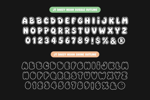 Daisy Noah - Bubble Groovy Font Font Jozoor 