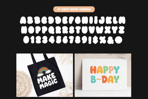 Daisy Noah - Bubble Groovy Font Font Jozoor 