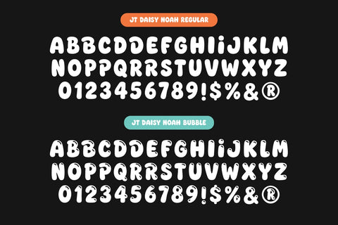 Daisy Noah - Bubble Groovy Font Font Jozoor 