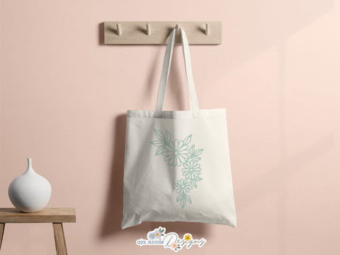 Daisy Swag Cut File SVG Aja Nicole Designs 