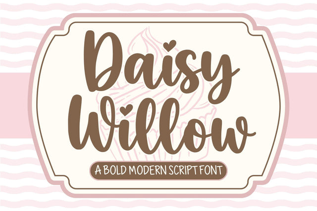 Daisy Willow Font Studio Natural Ink 