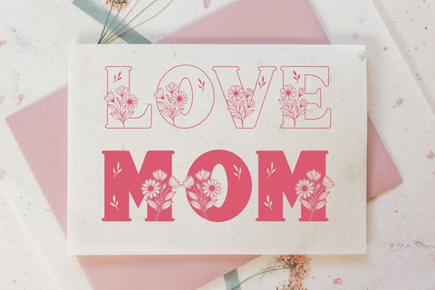 Daisyfolk - Floral Decorative Font in 2 Styles Font AnningArts Design 