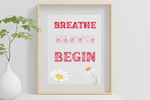 Daisyfolk - Floral Decorative Font in 2 Styles Font AnningArts Design 