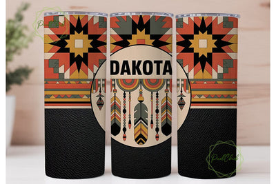 Dakota Tribal Tumbler Wrap Sublimation PixelChick 