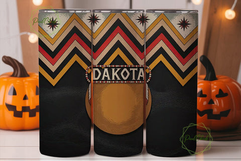Dakota Tribal Tumbler Wrap Sublimation PixelChick 
