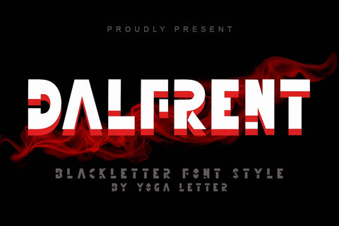 Dalfrent Font Prasetya Letter 