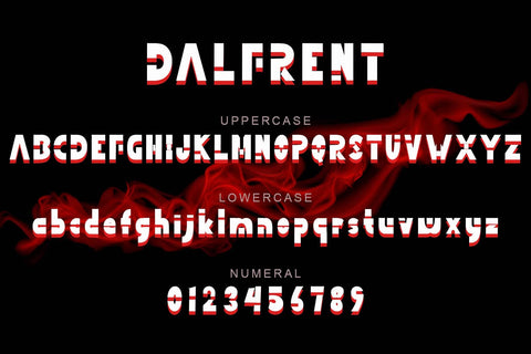 Dalfrent Font Prasetya Letter 