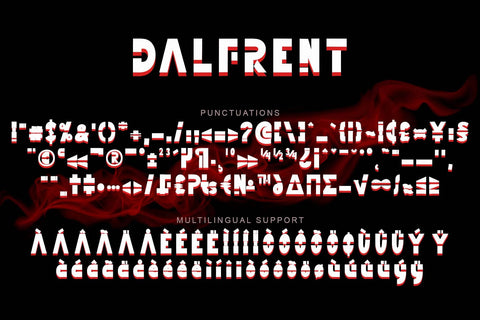 Dalfrent Font Prasetya Letter 