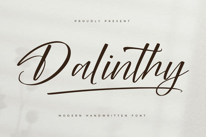Dalinthy - Modern Handwritten Font Font Letterena Studios 