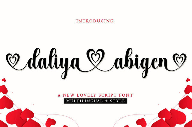 Daliya Abigen Font BungStudio 
