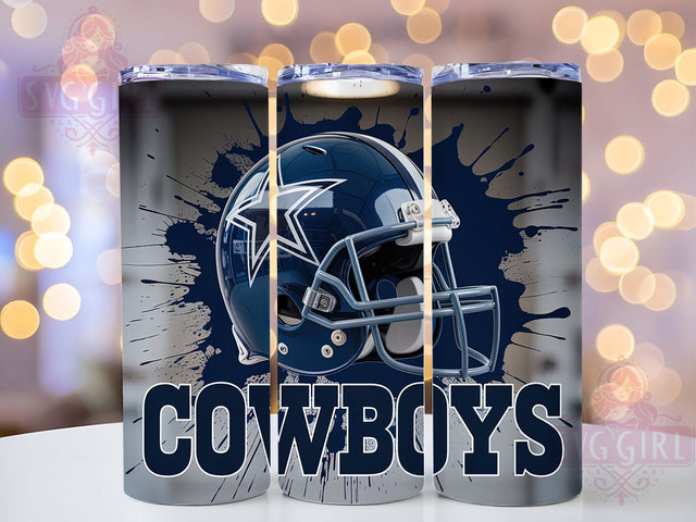 Dallas Cowboys Game Day Tumbler Wrap, Cowboys Football PNG, Game Day Tumbler, Dallas Football, 20oz Skinny Tumbler, Cowboys Fan Gift, Cowboys Sublimation Sublimation SvggirlplusArt 