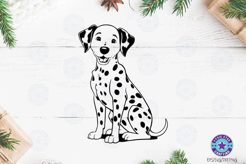 Dalmatian Dogs SVG and PNG Bundle, for Dog Pet Lover Owner cricut shirt, Silhouette Animals graphic, Dog Clipart, Dog png SVG FiveStarCrafting 