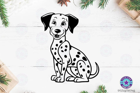 Dalmatian Dogs SVG and PNG Bundle, for Dog Pet Lover Owner cricut shirt, Silhouette Animals graphic, Dog Clipart, Dog png SVG FiveStarCrafting 