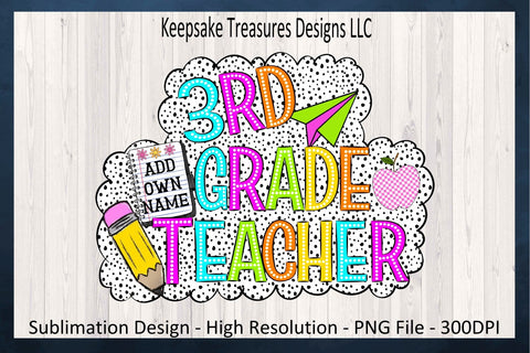 Dalmatian Grade Level Teacher Tees, Sublimation Individual PNG, Pre-K Through Six, Back To School Bundle, First Day of School T-Shirt Sublimation Keepsake Treasures Designs LLC. 