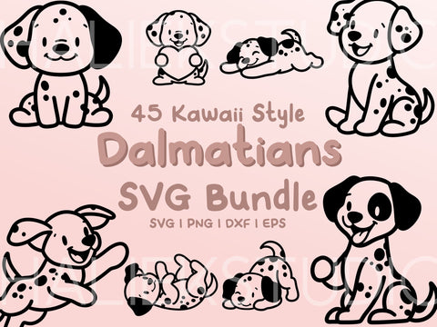 Dalmatians SVG Design Set SVG HalieKStudio 