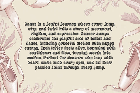 Dance Font, Groovy Ballet Font, Dancer Alphabet Letters SVG TonisArtStudio 