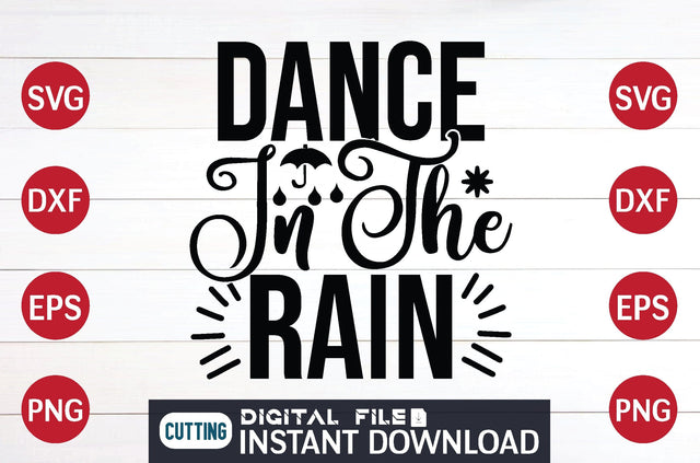 Dance in the rain svg SVG designer krishna 