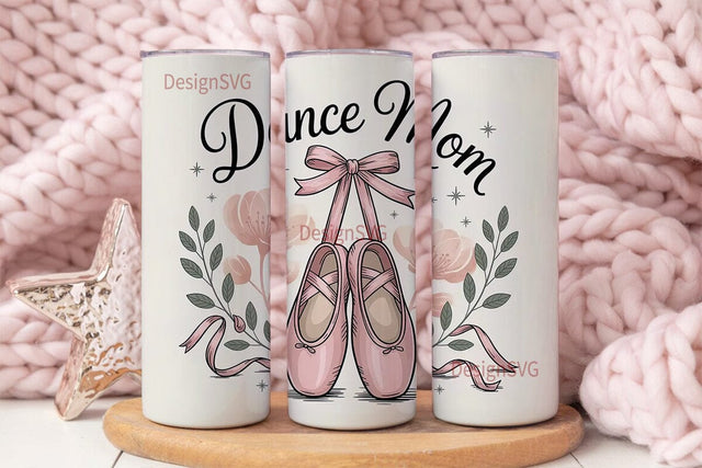 Dance Mom 20oz Tumbler Wrap Sublimation DesignSVG 