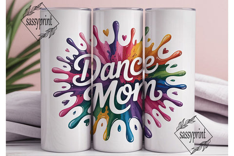 Dance Mom 20oz Tumbler Wrap Sublimation sassyprint 