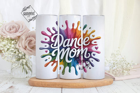 Dance Mom 20oz Tumbler Wrap Sublimation sassyprint 