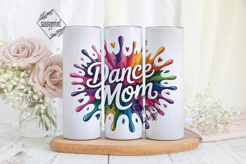 Dance Mom 20oz Tumbler Wrap Sublimation sassyprint 
