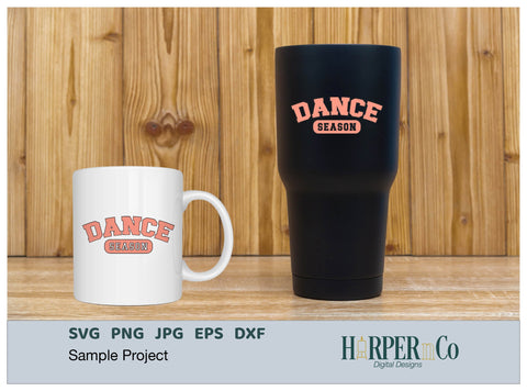 DANCE SEASON Laser SVG EPS Cut File SVG HarperNCo 