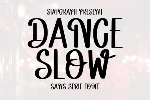 Dance Slow Font Masyafi Studio 