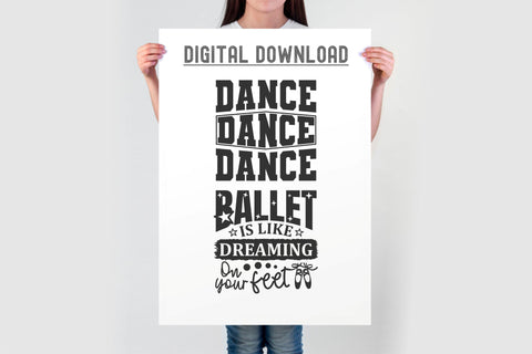 Dance SVG Bundle| Dancer Quotes Svg| Dance Life Svg | Ballet SVG TonisArtStudio 