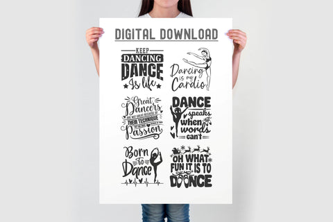 Dance SVG Bundle| Dancer Quotes Svg| Dance Life Svg | Ballet SVG TonisArtStudio 