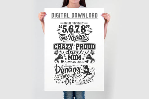 Dance Svg Bundle | Dancer Svg Cut Files | 15 Dancing Quotes and Signs SVG TonisArtStudio 