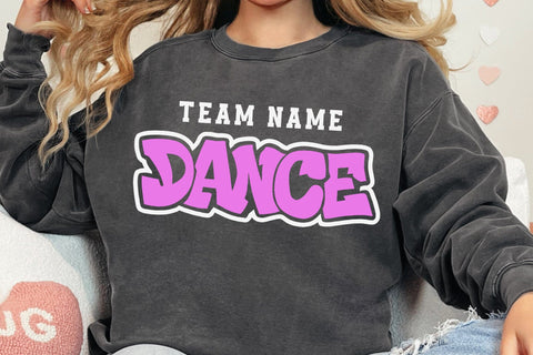Dance Team SVG, Dance Mom Svg, Hip Hop Font Svg SVG DesignDestine 