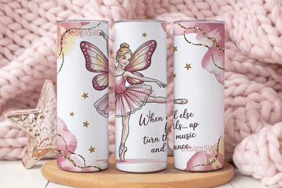 Dancing BalleTHSP 20oz Tumbler Wrap Sublimation DesignSVG 
