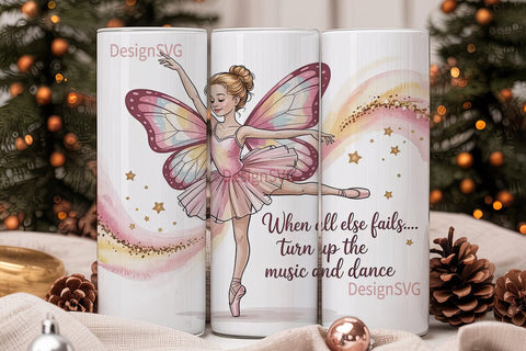 Dancing BalleTHSP 20oz Tumbler Wrap Sublimation DesignSVG 