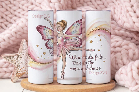 Dancing BalleTHSP 20oz Tumbler Wrap Sublimation DesignSVG 