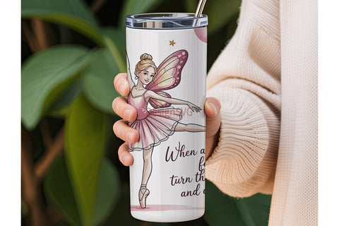 Dancing BalleTHSP 20oz Tumbler Wrap Sublimation DesignSVG 