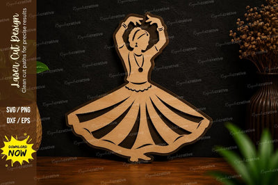 Dancing Lady Silhouette SVG Laser Cut Svg Design SVG Regulrcrative 