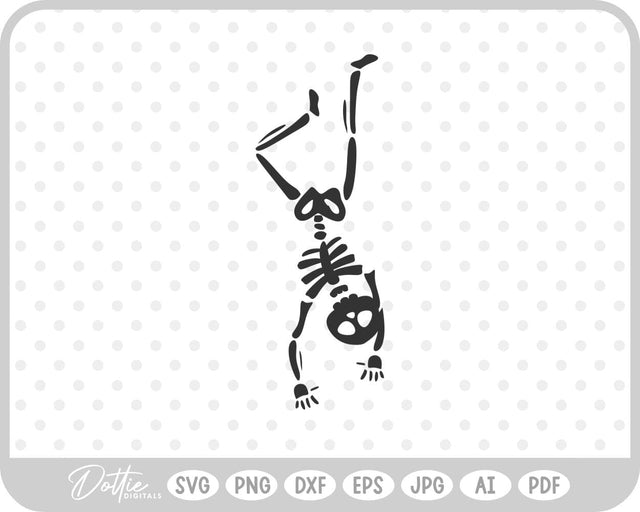 Dancing Skeleton SVG DottieDigitals 