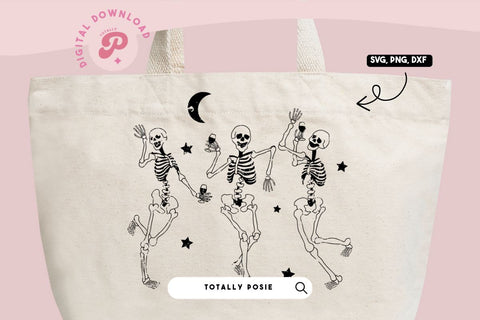 Dancing Skeleton SVG SVG Totally Posie 