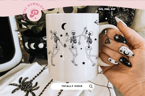 Dancing Skeleton SVG SVG Totally Posie 