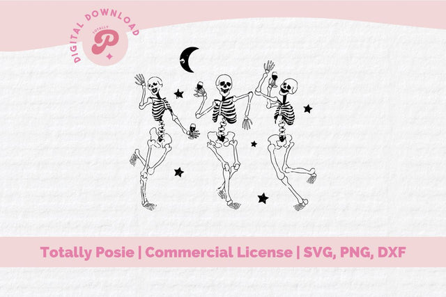 Dancing Skeleton SVG SVG Totally Posie 