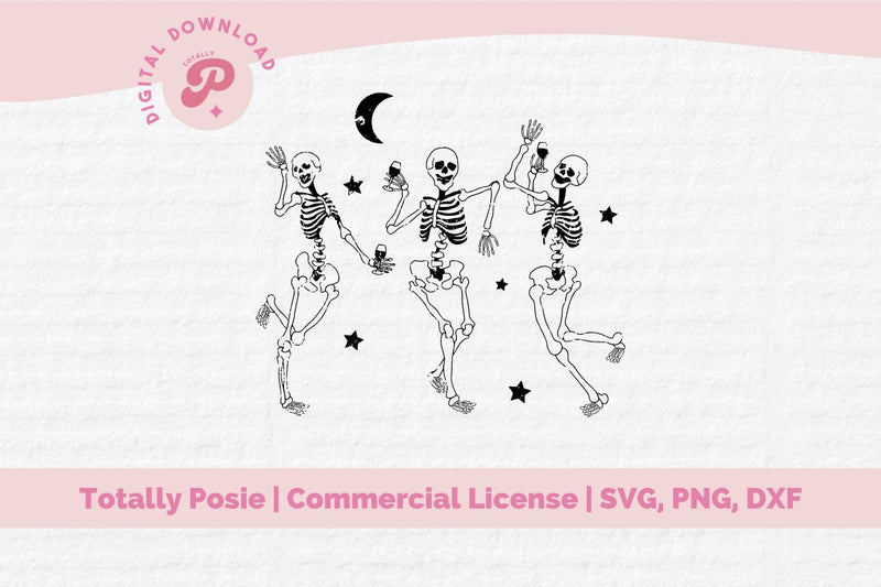 Dancing Skeleton SVG SVG Totally Posie 
